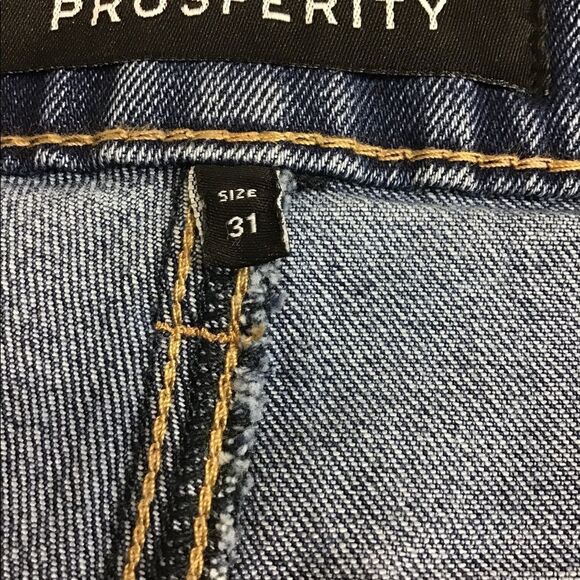 Prosperity High Rise Crop Denim Jeans NWT Size 31 - Picture 14 of 15